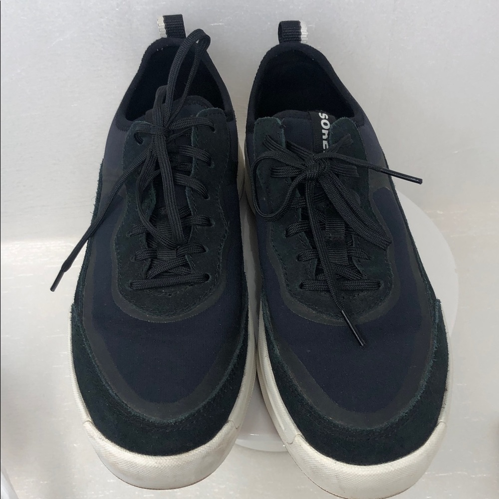 Sorel Ona 503 Sneakers Everyday Waterproof Low Top Black and Chalk Size 9 - Picture 6 of 13